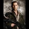 Rugged gunman avatar with weathered, action-movie vibe