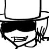 Sketchy top-hat character avatar, classic forum profile pic vibes