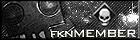 Grungy FkN Member banner with skull emblem