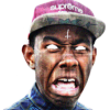 Face avatar with cap logo detail