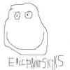 Simple hand-drawn dinosaur doodle avatar