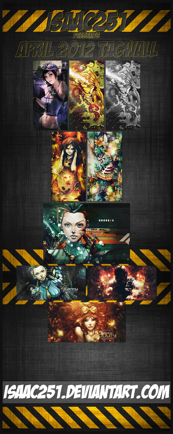 Isaac251's April 2012 tagwall showcase of digital art