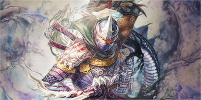 Armored samurai warrior digital art, forum signature style