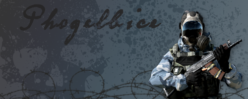 Tactical soldier GFX banner, forum signature art vibes