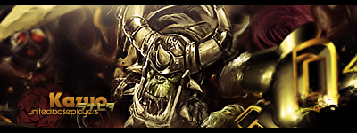 Epic Warcraft-style orc GFX signature artwork