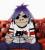 Anime-style character avatar with purple hair