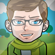 Cartoon-style avatar of a bespectacled forum member
