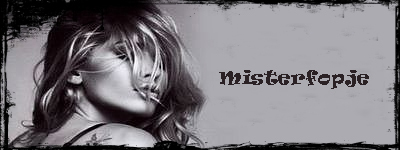 Classic black-and-white signature art, 'Misterfopje'