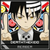 Anime-style member avatar with bold graffiti border