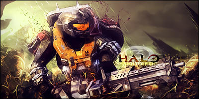 Halo Reach Spartan GFX signature art