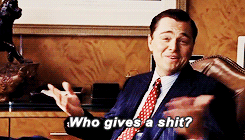 Classic 'Who gives a shit?' reaction meme