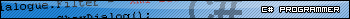 Retro forum signature with coder tag
