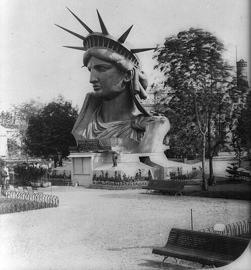 Statue of Liberty's head on display in Paris