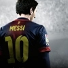 Messi in Barcelona kit, number 10 pride