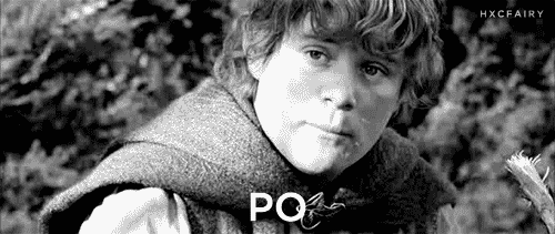 Sam Gamgee's classic 'Po' reaction meme moment