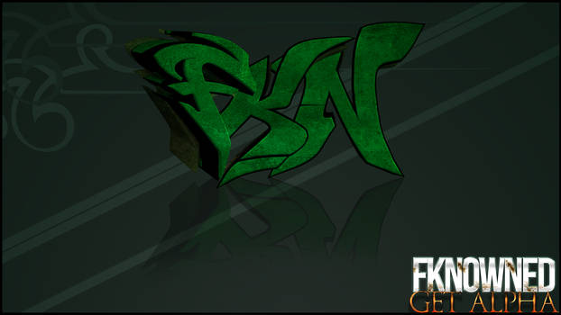Green graffiti-style FKN logo with 'Get Alpha' tagline