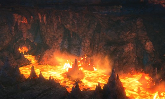 Molten lava cavern from EverQuest Next reveal
