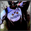 Gamer character GFX signature with rose accents