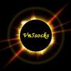 Sunburst starfield avatar with glowing text