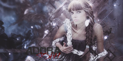 Classic forum signature art with braided chain and portrait