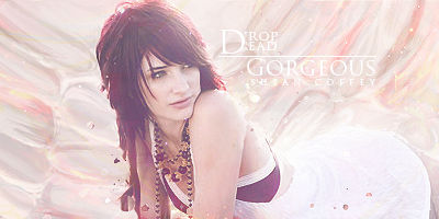 Signature art: 'Drop Dead Gorgeous' — Shear Coffey portrait