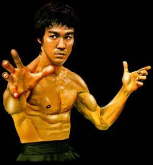 Bruce Kong strikes his iconic ready pose