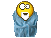 Simple cartoon avatar of a smiling face