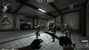 Classic Counter-Strike source firefight, old-school FPS nostalgia