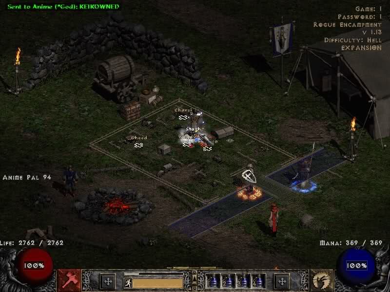 Diablo II Rogue Encampment, Hell difficulty stash run