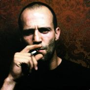 Moody portrait avatar with cigarette and dramatic lighting