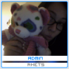 Plush toy avatar with 'ADMIN' rank badge