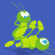 Goofy cartoon bug avatar, classic forum profile pic vibe