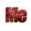 Rustic 'Remember Me' text art with worn metallic texture