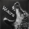 Wolf-head GFX signature with grunge texture and wordmark