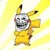 Trollface Pikachu cosplay, classic early-2010s meme energy