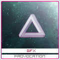 Impossible triangle GFX with a starry gradient backdrop