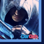 Assassin's Creed hooded warrior GFX with DarGoh tag