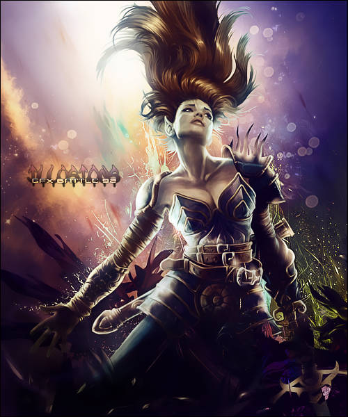 Epic warrior GFX art for GFX Battle 92