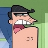 Angry cartoon dad avatar, classic forum profile pic