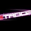 Neon pink 'TABOO' text banner glowing with digital flair