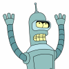 Bender avatar, a classic Futurama forum pic