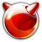 Classic Firefox mascot glowing red icon