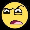 Classic annoyed rage-face emoji, forum meme staple