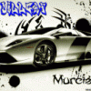 Sleek Murcielago graffiti-style GFX signature