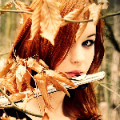 Autumn-toned portrait, a classic forum profile avatar