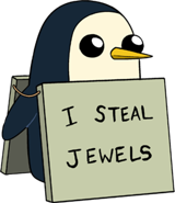 Gunter the jewel-thieving penguin meme