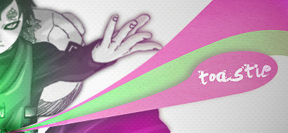 Anime-style GFX signature with pink-green gradient swoosh