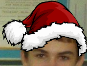 Member avatar rocking a Santa hat for the holidays