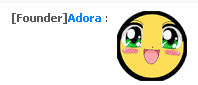 Founder Adora's cute smiley avatar