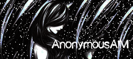 Moody anime girl in a starry digital rainstorm